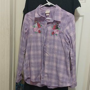 Button up Plaid Sailor Moon Top